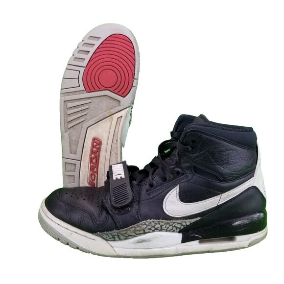 ✅Nike Air Jordan Legacy 312 High Black/White AV3922-001 Mens10 Basketball Shoes - Picture 2 of 13